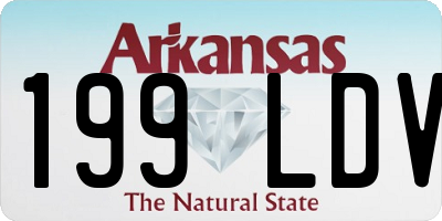 AR license plate 199LDV