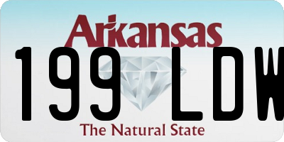 AR license plate 199LDW