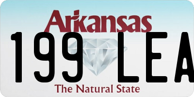 AR license plate 199LEA
