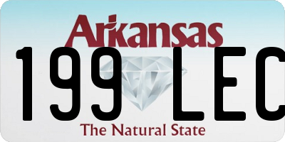 AR license plate 199LEC