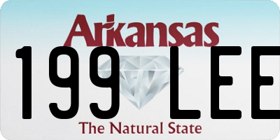 AR license plate 199LEE