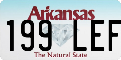 AR license plate 199LEF