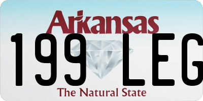 AR license plate 199LEG