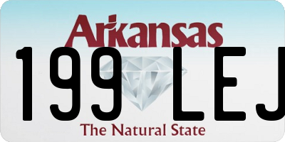 AR license plate 199LEJ