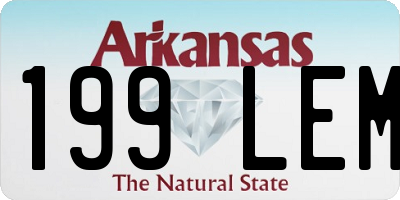 AR license plate 199LEM