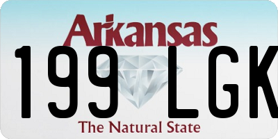AR license plate 199LGK