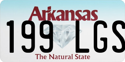AR license plate 199LGS