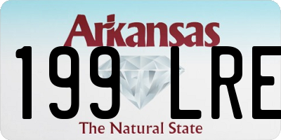AR license plate 199LRE
