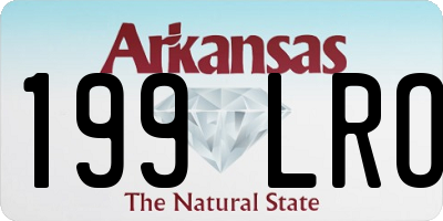 AR license plate 199LRO