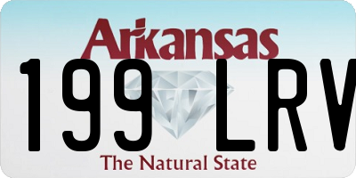 AR license plate 199LRV