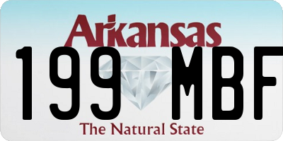 AR license plate 199MBF