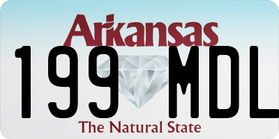 AR license plate 199MDL