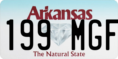 AR license plate 199MGF