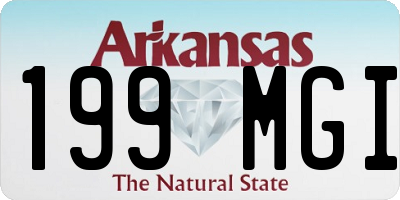 AR license plate 199MGI