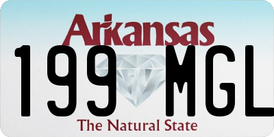 AR license plate 199MGL