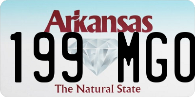 AR license plate 199MGO