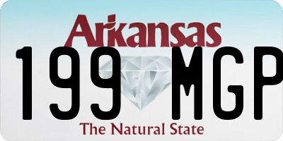 AR license plate 199MGP