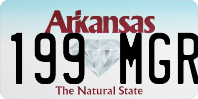 AR license plate 199MGR