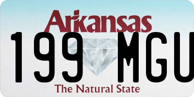 AR license plate 199MGU