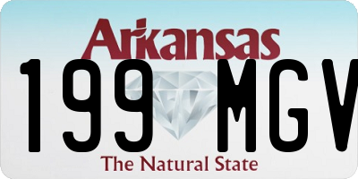 AR license plate 199MGV