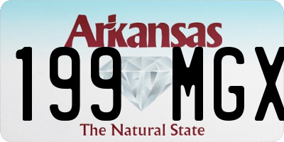 AR license plate 199MGX