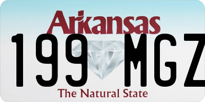 AR license plate 199MGZ
