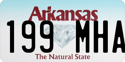 AR license plate 199MHA