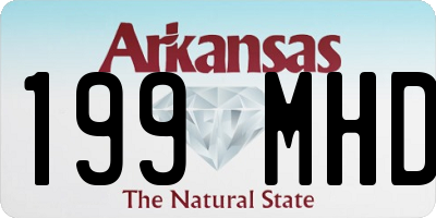 AR license plate 199MHD