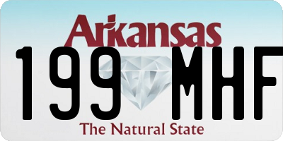 AR license plate 199MHF
