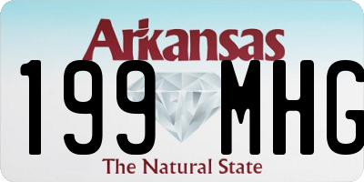 AR license plate 199MHG