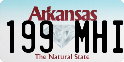 AR license plate 199MHI