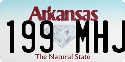 AR license plate 199MHJ