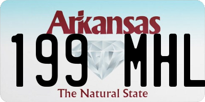 AR license plate 199MHL