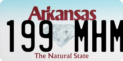 AR license plate 199MHM
