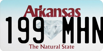 AR license plate 199MHN