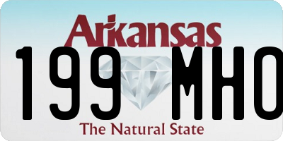 AR license plate 199MHO