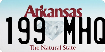 AR license plate 199MHQ