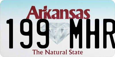 AR license plate 199MHR