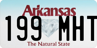 AR license plate 199MHT