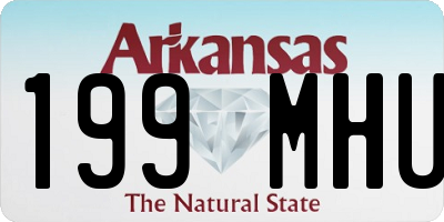 AR license plate 199MHU