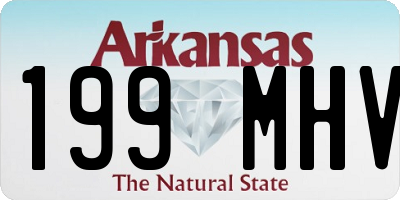 AR license plate 199MHV