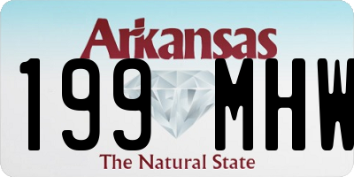 AR license plate 199MHW