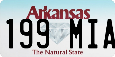 AR license plate 199MIA