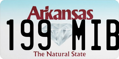 AR license plate 199MIB