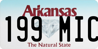 AR license plate 199MIC