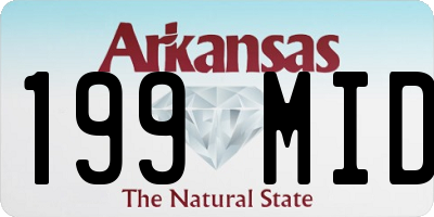 AR license plate 199MID