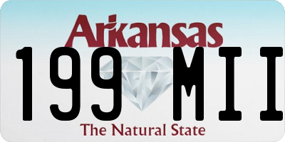 AR license plate 199MII