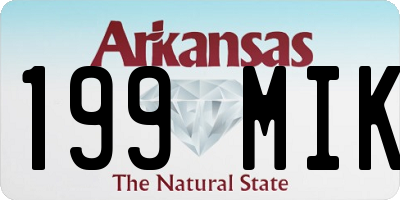 AR license plate 199MIK