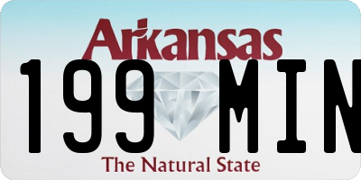 AR license plate 199MIN