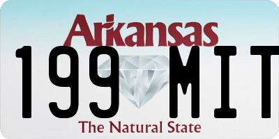 AR license plate 199MIT